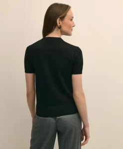 Ultimate Merino Wool Short-Sleeve Sweater Shell