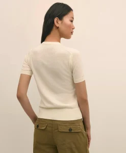 Ultimate Merino Wool Short-Sleeve Sweater Shell