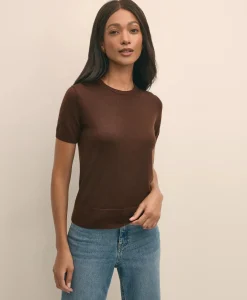 Ultimate Merino Wool Short-Sleeve Sweater Shell