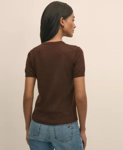 Ultimate Merino Wool Short-Sleeve Sweater Shell