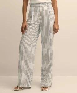 Viscose Striped Pants