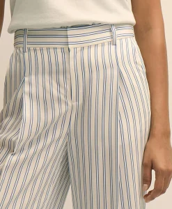 Viscose Striped Pants