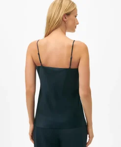 V-Neck Cami in Washable Silk Charmeuse