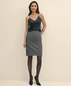 V-Neck Cami in Washable Silk Charmeuse