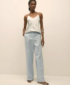 V-Neck Cami in Washable Silk Charmeuse