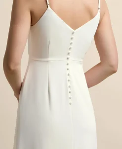 V-Neck Spaghetti Strap Gown