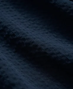 Washed Cotton Seersucker Button-Down Collar Sport Shirt